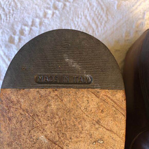 Belvedere Firenze Italian Made 10.5M Lace-Up Oxfords w/ Reptile Trim – Needs TLC - Picture 8 of 12